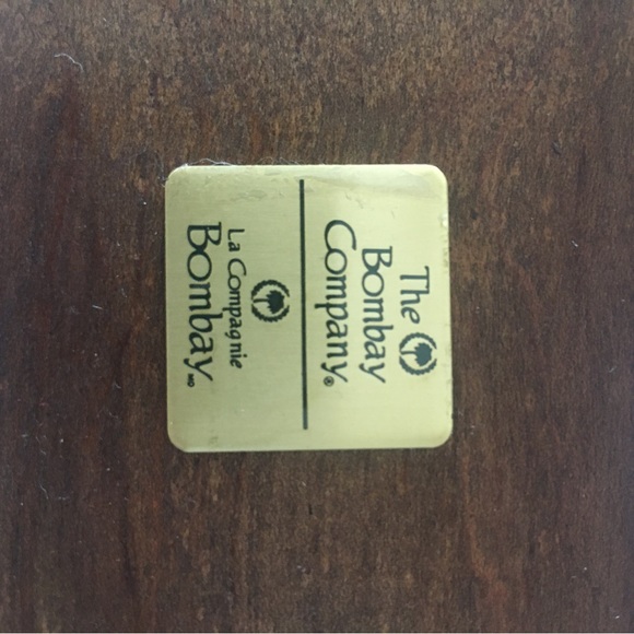 Vintage 1992 the Bombay Company Solid Wood NAPOLEON Style Mantle Clock, 5" Dial - Picture 5 of 15